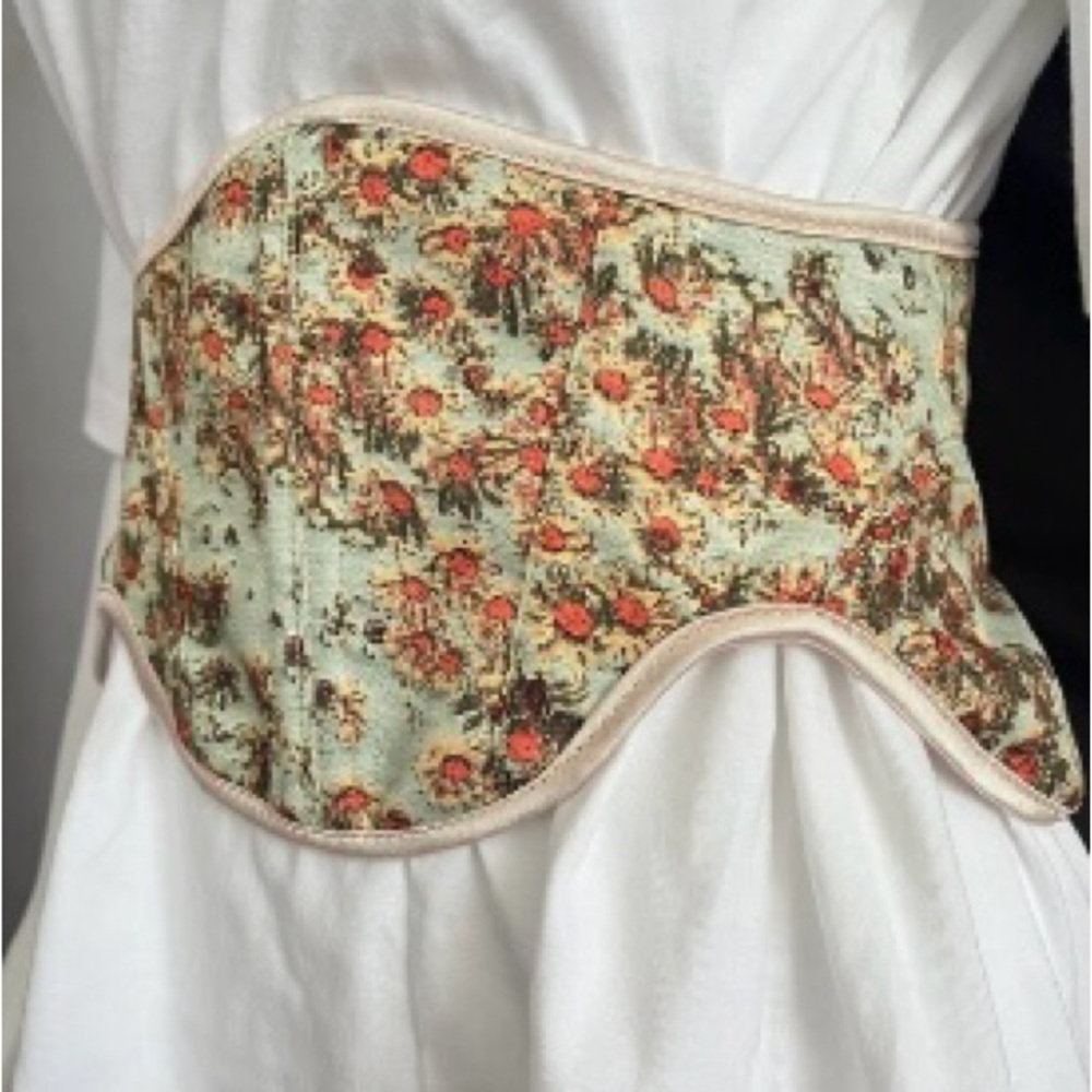 Lace up Sunflower Corset